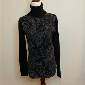 Lauren Ralph Lauren Black Turtleneck Sweater M